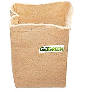                       3Pc Pack of Jute Grow Bag 16x 10 x 9 Inch- for All Indoor and Outdoor Plants                                              