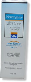 Neutrogena Ultra Sheer Dry-Touch Sunblock SPF 50+, 118ml