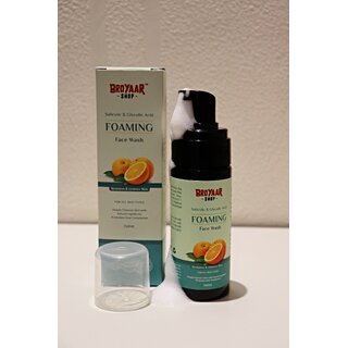 MAKINDU cosmetics Broyaar shop 1.5 Salicylic 2 Glycolic Acid Foaming Face Wash For Oily  Acne-Prone Skin  150 ML