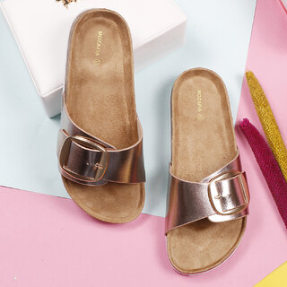 Buy Mozafia Women Breezy Eva Sole Sandals Suede Footbed Lining