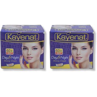                       Kayenat Day and night cream for dark circle, acne wrinkle SPF60 50g (Pack of 2)                                              
