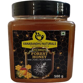                       Vanabandhu Naturals Big Bee Wild Honey  ( Apis Dorsata ) 500g                                              