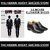 Bxxy Men's Black 3.5 Inch Hidden Height Increasing Black Forma Slip-on Mocassin Shoes