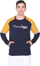 Raves Men Blue Full Sleeve Printed Sweatshirt