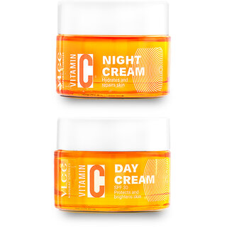                       VLCC Vitamin C Premium Day & Night Cream Combo -50 g (Pack of 2)                                              