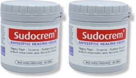 SUDOCREM Nappy Rash Antiseptic healing cream 125g (Pack of 2)