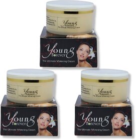 Young forever the Ultimate Whitening Cream 50g (Pack of 3)