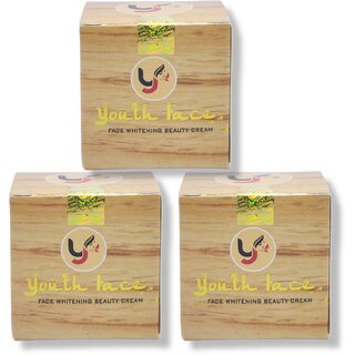                       Youth Face Whitening Beauty Cream 50g (Pack of 3)                                              
