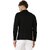 Leotude Men Black Solid Cotton Blend T-Shirt