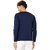 Leotude Men Navy Printed Cotton Blend T-Shirt