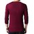 Leotude Men Maroon Printed Cotton Blend T-Shirt