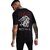 Leotude Men Black Printed Cotton Blend T-Shirt