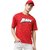 Leotude Men Red Printed Cotton Blend T-Shirt