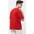 Leotude Men Red Printed Cotton Blend T-Shirt
