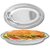 SHINI LIFESTYLE Stainless Steel Serving Plate, Oval Plate, Subzi Plate, Rice Plate,Chat Plate Rice Plates (Pack of 2)