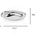 SHINI LIFESTYLE Stainless Steel Serving Plate, Oval Plate, Subzi Plate, Rice Plate,Chat Plate Rice Plates (Pack of 2)
