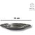 SHINI LIFESTYLE Steel Half plate, round and simple plate daily ware steel plate, breakfast plate Quarter Plate (Pack of 4)