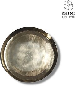 SHINI LIFESTYLE Pure Brass Dinner Plate, Thali Set, Brass Dinner plate Dinner Plate