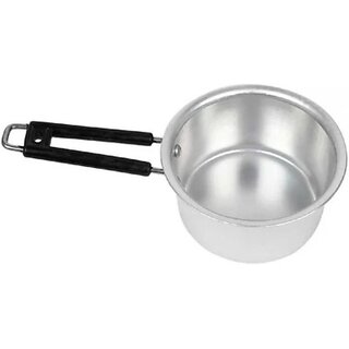                       SHINI LIFESTYLE Aluminium sauce pan, tea pan/milk pan, aluminium potpan, chaidan Sauce Pan 18 cm diameter 2 L capacity (Aluminium)                                              