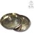 SHINI LIFESTYLE Brass thali,Elegant,Decorative,Polished brass,Traditional Indian dinnerware 28cm Dinner Plate (Pack of 2)