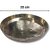 SHINI LIFESTYLE Brass Plates, Thali, Bhojan Thal, Exclusive Plates made From premium brass Dinner Plate (Pack of 4)