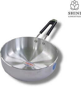 SHINI LIFESTYLE Aluminum pan, Omelet pan, fry pan, frying pan, sauce pan 21cm, 2L Fry Pan 21 cm diameter 2 L capacity (Aluminium)