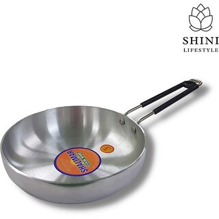                       SHINI LIFESTYLE EGG PAN, induction bottom Frying Pan Fry Pan 21 cm diameter 1.5 L capacity (Aluminium, Induction Bottom)                                              