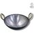 SHINI LIFESTYLE Iron Kadhai, Loha kadai for Cooking and Deep Frying 22 cm and ladle,kalchi set Kadhai 22 cm diameter 0.75 L capacity (Iron)