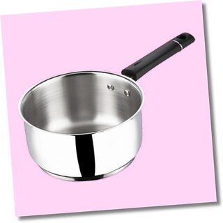                       SHINI LIFESTYLE aluminium sauce pan with lid, Milk Pan, Sauce Pot Cookware Sauce Pan 17.5 cm diameter 1.5 L capacity (Aluminium)                                              