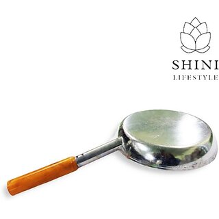                       SHINI LIFESTYLE Frying Pan, Egg Pan,Fry Pan, Fish Pan,lokhand Cooking and Frying Daal Fry Fry Pan 27 cm diameter 3 L capacity (Iron)                                              