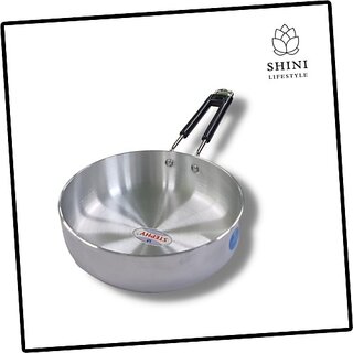                       SHINI LIFESTYLE Aluminum pan, Omelet pan, fry pan, sauce pan, Fry Pan 19 cm diameter 1.5 L capacity (Aluminium)                                              