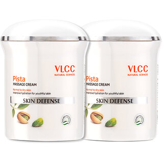                       VLCC Pista Massage Cream - Normal to Dry Skin - 50 g ( Pack of 2 )                                              