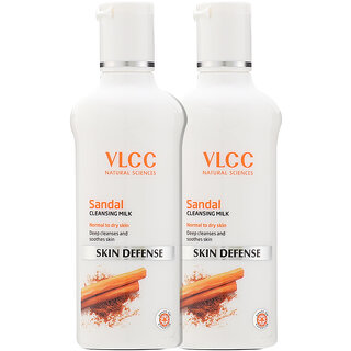                       VLCC Sandal Cleansing Milk - 100 ml ( Pack of 2 )                                              