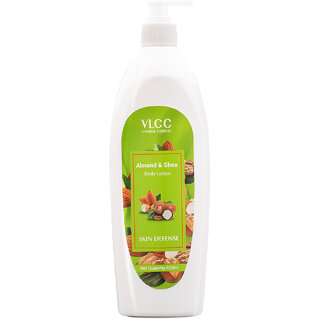                       VLCC Almond and Shea Body Lotion - 600 ml - Restores Dry Dull Skin                                              