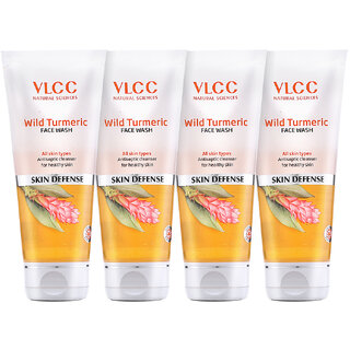                       VLCC Wild Turmeric Face Wash - 80 ml ( Pack of 4 )                                              