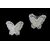 White Color Butterfly Patch Package of 5 pcs