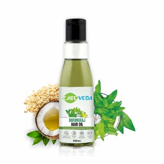 CareVeda Bhringraj Hair Oil Enriched with Coconut and Til OilSuitable For All Hair Types 100ml CareVeda Bhringraj Hair Oil Enriched with Coconut and Til OilSuitable For All Hair Types 100ml