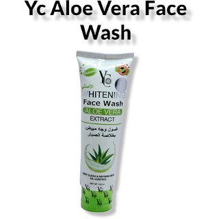                       Yc Whitening Aloe Vera Extract Face Wash 100ml                                              