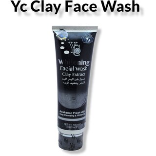                       Yc Whitening Facial Wash Clay Extract Face wash 100ml                                              