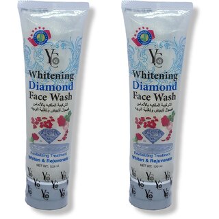                       Yc Whitening Diamond Face wash 100ml (Pack of 2)                                              
