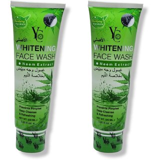                       Yc Whitening Neem Extract Face wash 100ml (Pack of 2)                                              