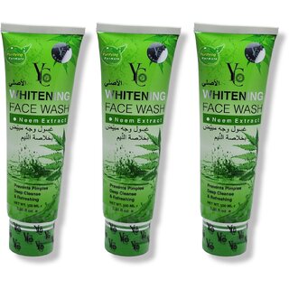                       Yc Whitening Neem Extract Face wash 100ml (Pack of 3)                                              