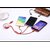 USB Data 3 in 1 Type-C Charging Cable for Tablet, Smartphone (Multicolour)