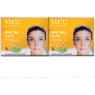                       VLCC Anti Tan Single Facial Kit - 60 g ( Pack of 2 )                                              