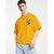 LEOTUDE Men's Oversize Cottonblend Half Sleeve Printed Tshirt