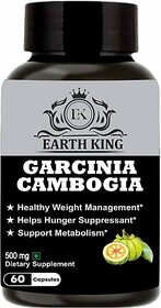 EARTH KING Garcinia Cambogia Capsule | Weight Loss | Fat Loss for Men  and  Women 500Mg (60 Capsules)