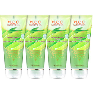                       VLCC Ayurveda Soothing Aloe Vera Gel - 100 g ( Pack of 4 )                                              