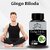 EARTH KING Ginkgo Biloba with Bramhi Extract for Memory  and  Focus -500mg 60 Capsules (60 Capsules)