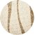 GALLERY HOME Silky Smooth Anti-Skid Shaggy Round Carpet with 2 inch Thickness (3 x 3  Round, Ivory K2)