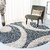 GALLERY HOME Silky Smooth Anti-Skid Shaggy Round Carpet with 2 inch Thickness (5 x 5 Round, Multi FZ)